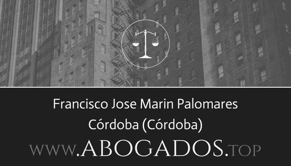 abogado Francisco Jose Marin Palomares en Córdoba