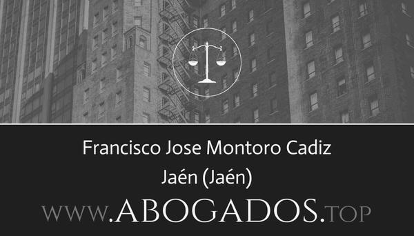 abogado Francisco Jose Montoro Cadiz en Jaén