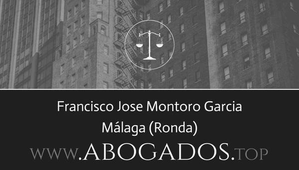 abogado Francisco Jose Montoro Garcia en Ronda