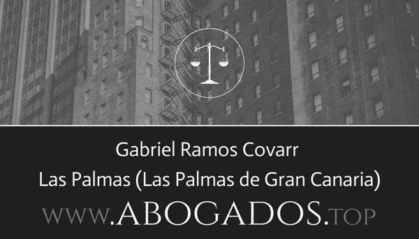 abogado Gabriel Ramos Covarr en Las Palmas de Gran Canaria