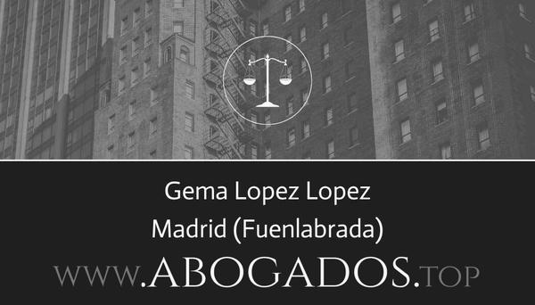 abogado Gema Lopez Lopez en Fuenlabrada