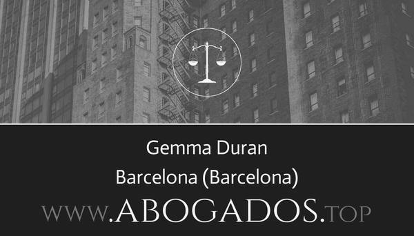 abogado Gemma Duran en Barcelona