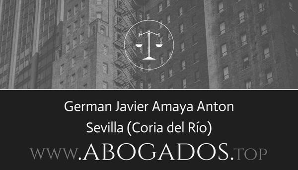 abogado German Javier Amaya Anton en Coria del Río