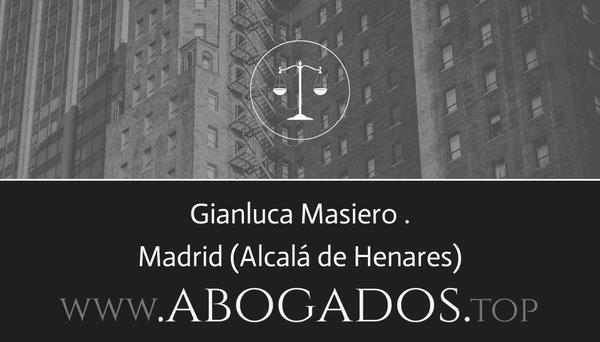 abogado Gianluca Masiero en Alcalá de Henares