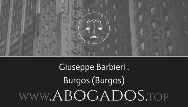 abogado Giuseppe Barbieri en Burgos