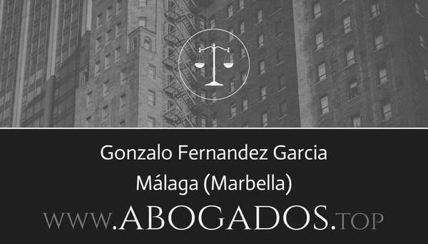 abogado Gonzalo Fernandez Garcia en Marbella