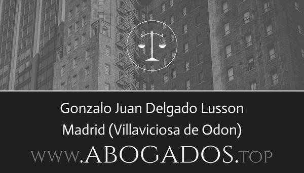 abogado Gonzalo Juan Delgado Lusson en Villaviciosa de Odon