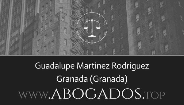 abogado Guadalupe Martinez Rodriguez en Granada