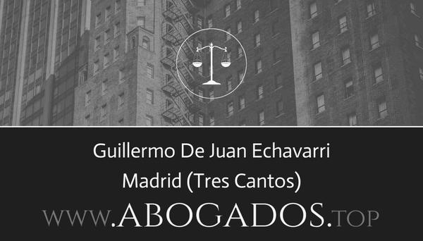 abogado Guillermo De Juan Echavarri en Tres Cantos