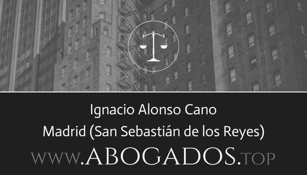 abogado Ignacio Alonso Cano en San Sebastián de los Reyes