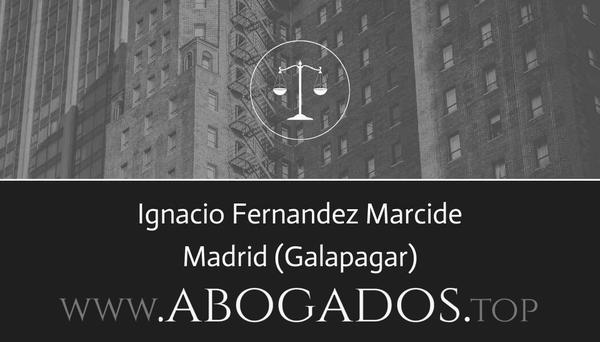 abogado Ignacio Fernandez Marcide en Galapagar