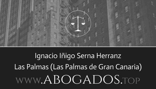 abogado Ignacio Iñigo Serna Herranz en Las Palmas de Gran Canaria