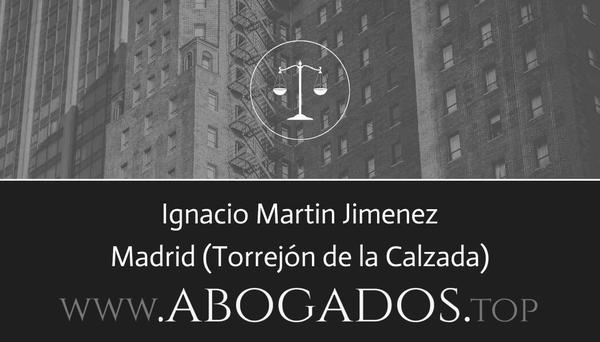 abogado Ignacio Martin Jimenez en Torrejón de la Calzada