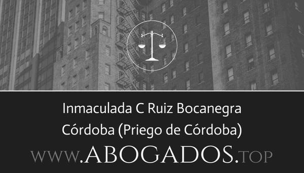 abogado Inmaculada C Ruiz Bocanegra en Priego de Córdoba