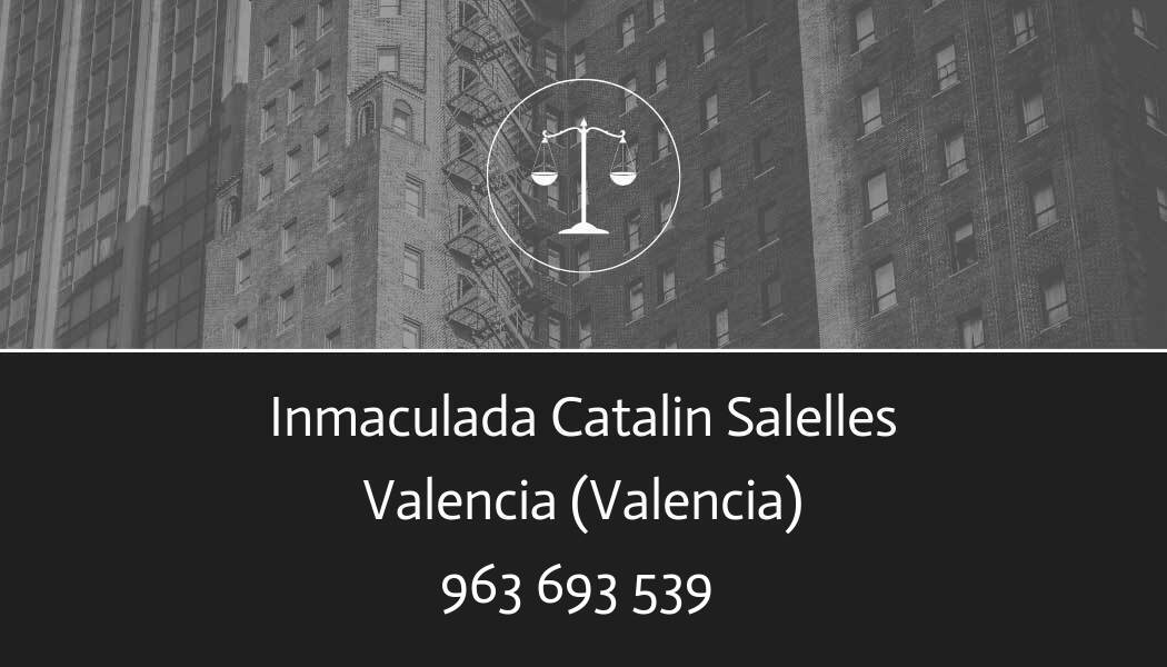 abogado Inmaculada Catalin Salelles en Valencia