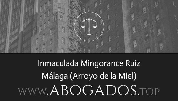 abogado Inmaculada Mingorance Ruiz en Arroyo de la Miel