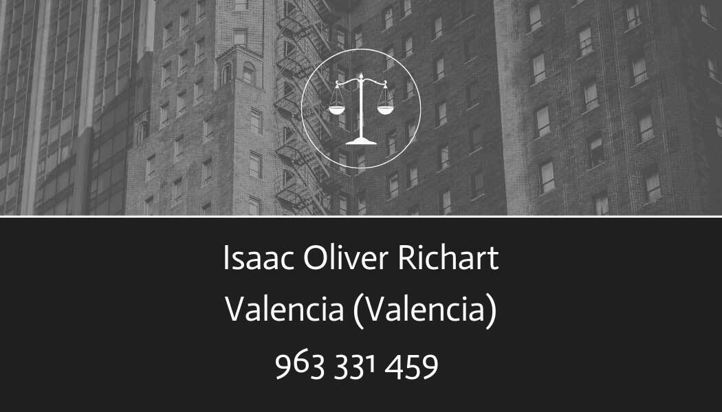 abogado Isaac Oliver Richart en Valencia