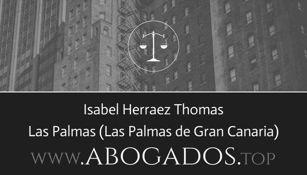 abogado Isabel Herraez Thomas en Las Palmas de Gran Canaria