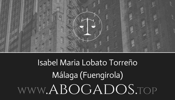 Isabel Maria Lobato Torreño