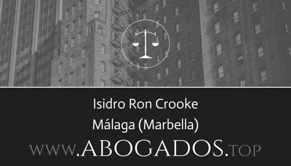 abogado Isidro Ron Crooke en Marbella