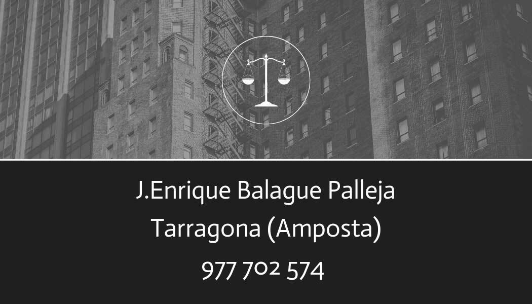 abogado JEnrique Balague Palleja en Amposta