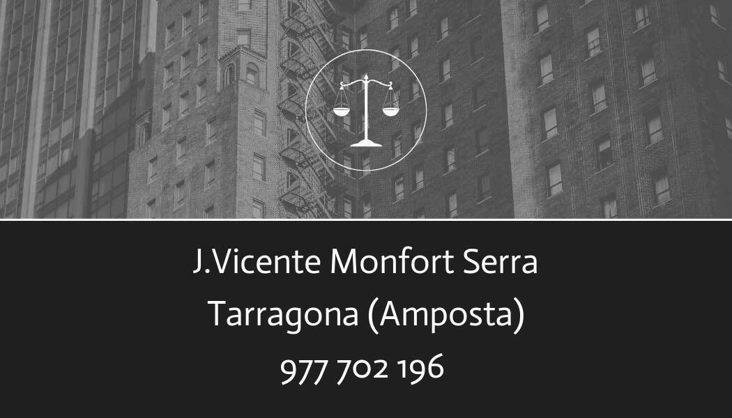 abogado JVicente Monfort Serra en Amposta