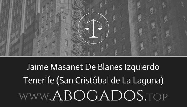 Jaime Masanet De Blanes Izquierdo