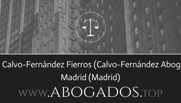 abogado Javier Calvo-Fernández Fierros (Calvo-Fernández Abogados) en Madrid