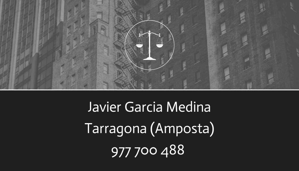 abogado Javier Garcia Medina en Amposta