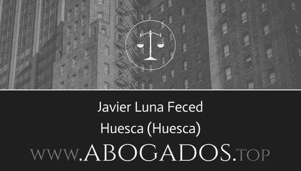 abogado Javier Luna Feced en Huesca