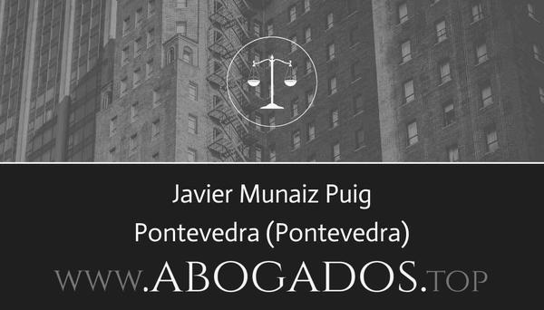 abogado Javier Munaiz Puig en Pontevedra