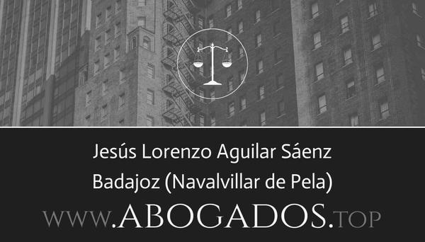 abogado Jesús Lorenzo Aguilar Sáenz en Navalvillar de Pela