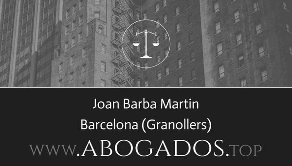 abogado Joan Barba Martin en Granollers