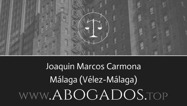 abogado Joaquin Marcos Carmona en Vélez-Málaga