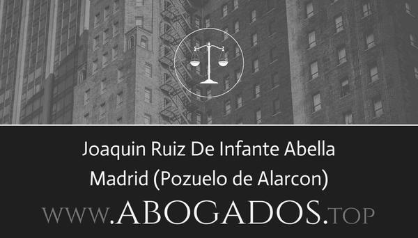 abogado Joaquin Ruiz De Infante Abella en Pozuelo de Alarcon