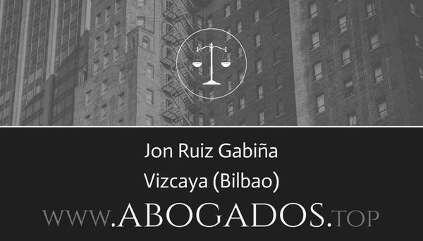 abogado Jon Ruiz Gabiña en Bilbao