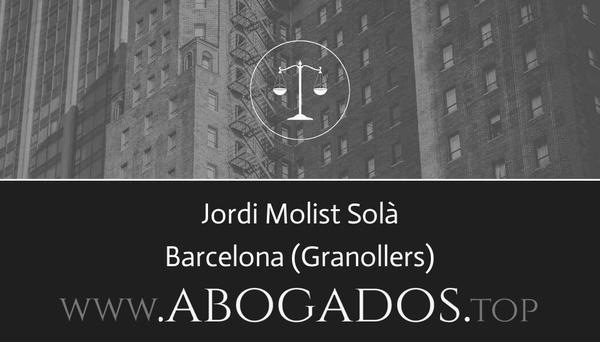 abogado Jordi Molist Solà en Granollers