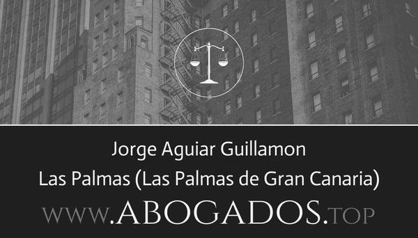 abogado Jorge Aguiar Guillamon en Las Palmas de Gran Canaria