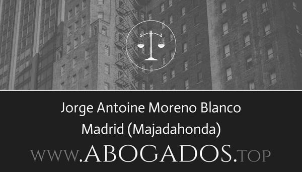 abogado Jorge Antoine Moreno Blanco en Majadahonda