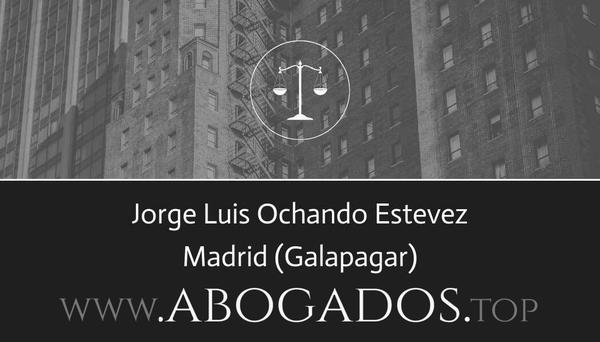 abogado Jorge Luis Ochando Estevez en Galapagar