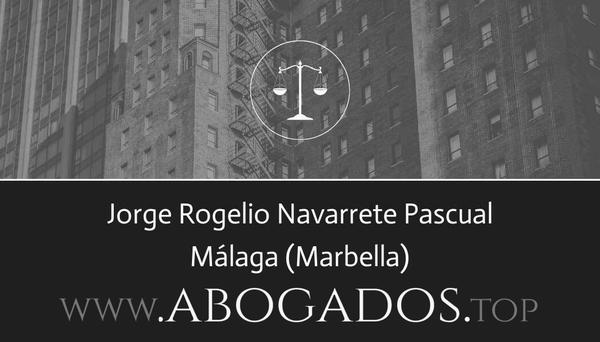 abogado Jorge Rogelio Navarrete Pascual en Marbella