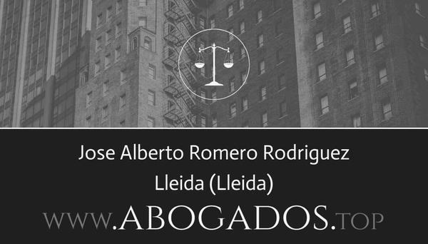 abogado Jose Alberto Romero Rodriguez en Lleida