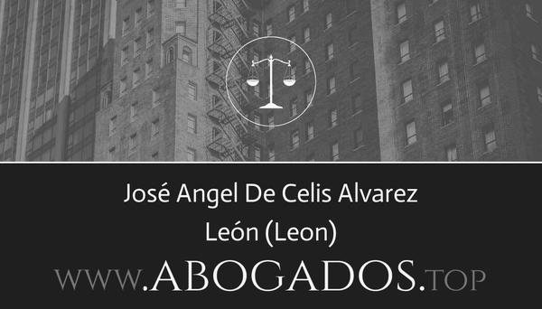 abogado José Angel De Celis Alvarez en Leon