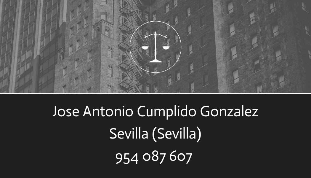 abogado Jose Antonio Cumplido Gonzalez en Sevilla