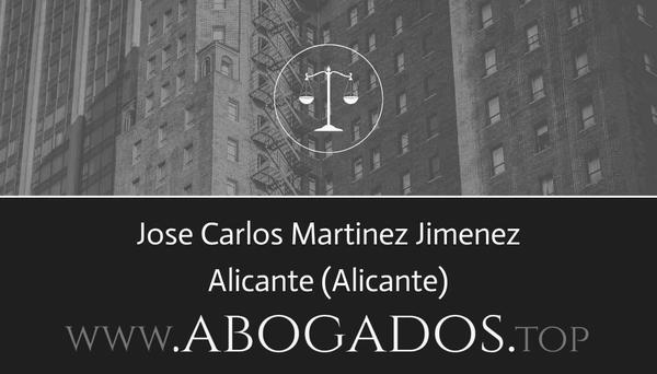 abogado Jose Carlos Martinez Jimenez en Alicante