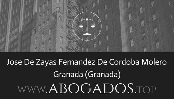 abogado Jose De Zayas Fernandez De Cordoba Molero en Granada