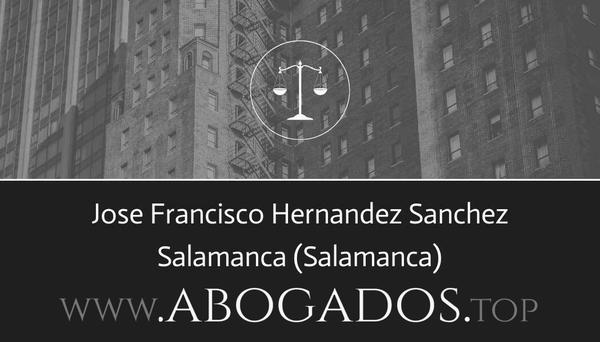 abogado Jose Francisco Hernandez Sanchez en Salamanca