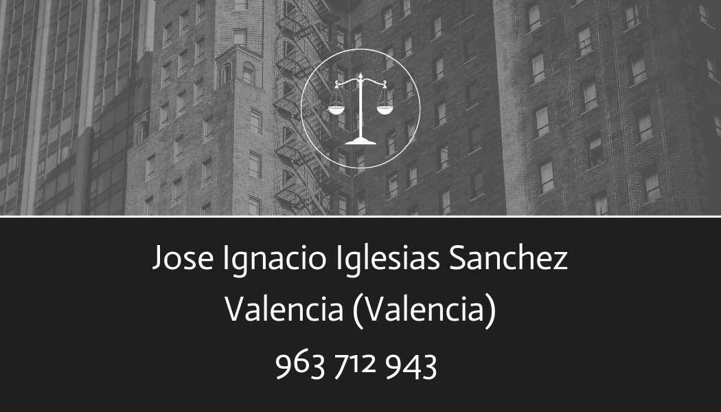 abogado Jose Ignacio Iglesias Sanchez en Valencia