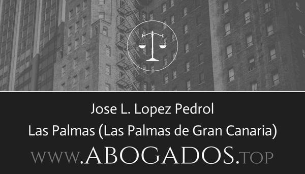 abogado Jose L Lopez Pedrol en Las Palmas de Gran Canaria