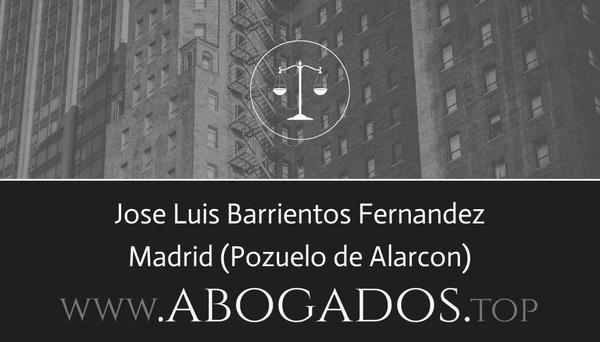 abogado Jose Luis Barrientos Fernandez en Pozuelo de Alarcon